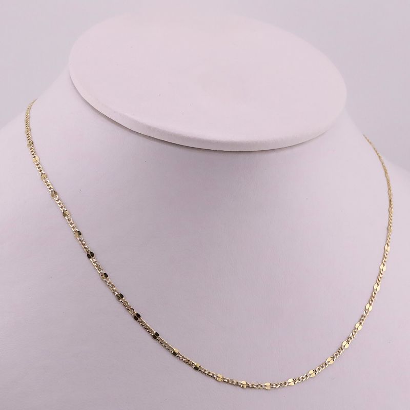 Cadena Mixta 14k 1.9g 50cm