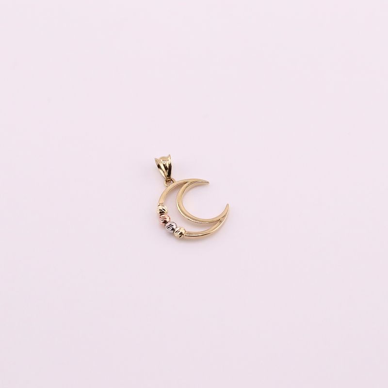 Dije Luna C/borlas  14k 0.9g
