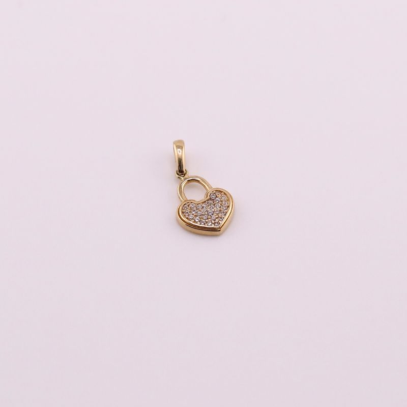 Dije Corazon C/p 14k 0.8g