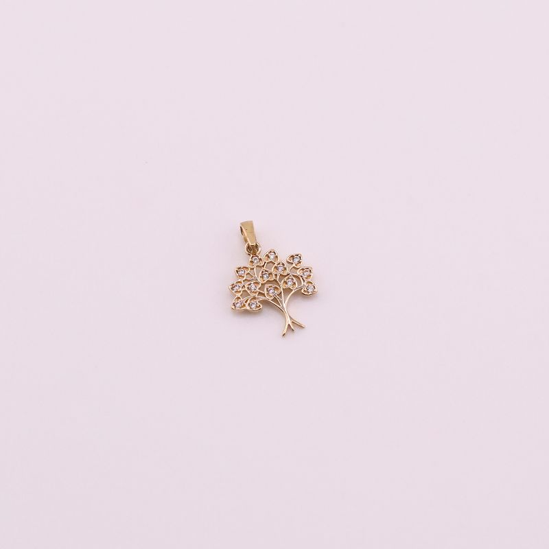 Dije Arbol De La Vida  C/p Bcas 14k 0.8