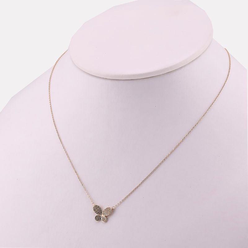 Gargantilla Mariposa C/p 14k 1.8g