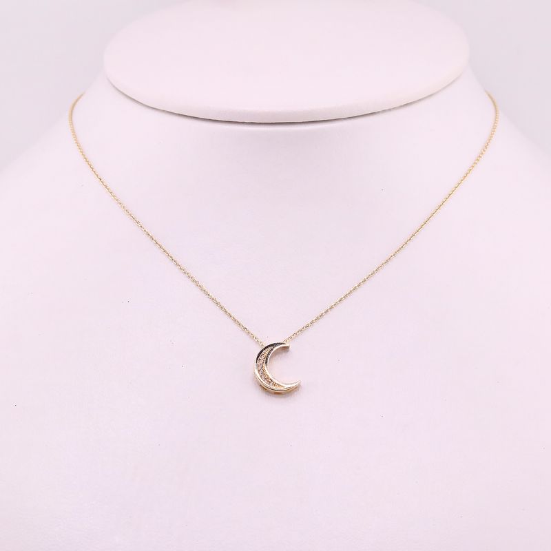 Gargantilla Luna C/p 14k 2g