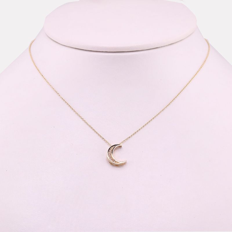 Gargantilla Luna C/p 14k 2g