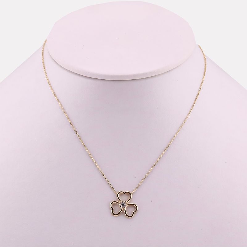 Gargantilla Trebol 14k 2.6g