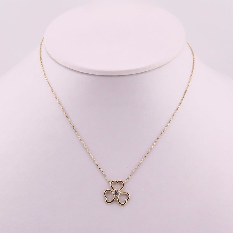 Gargantilla Trebol 14k 2.6g