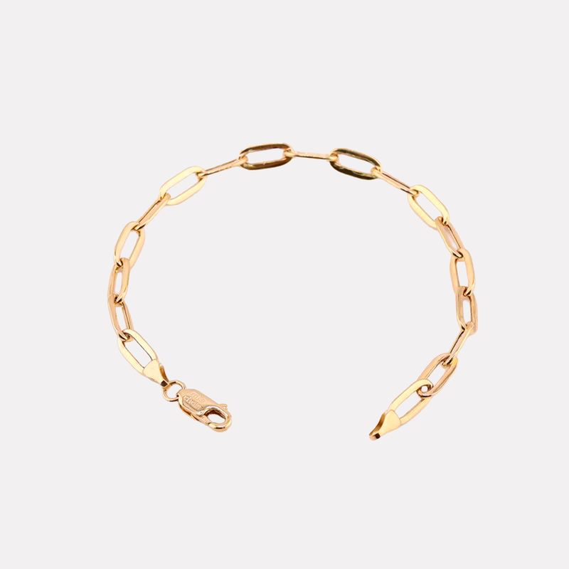 Pulso Eslabon Inv. 14k 3.2g 17cm