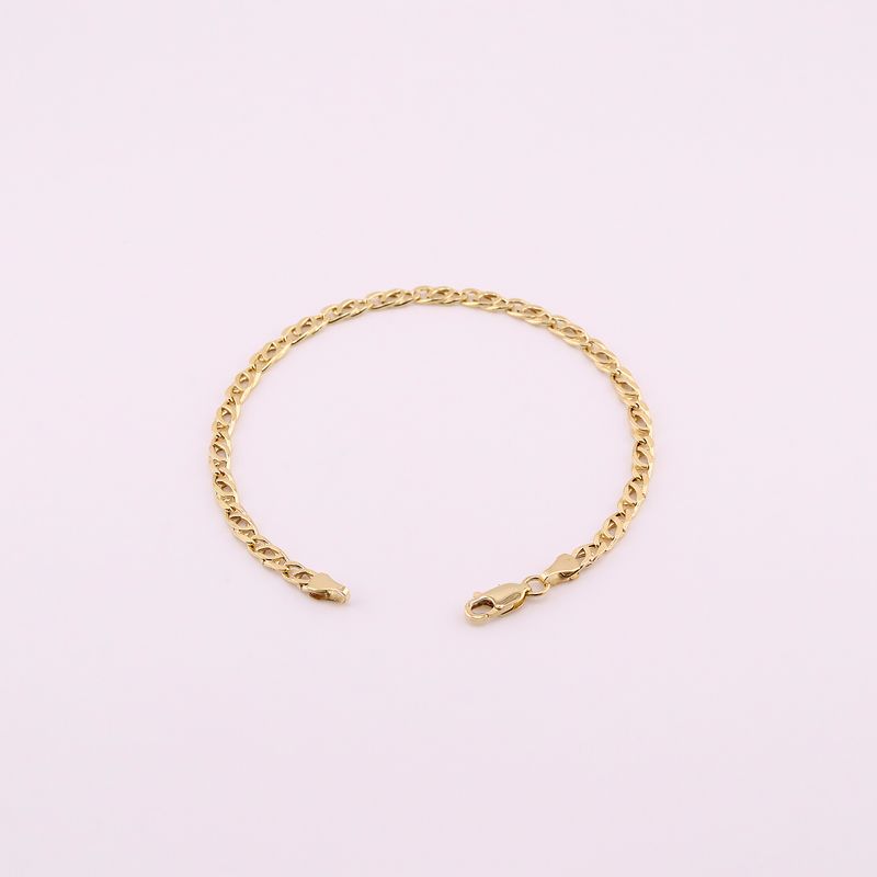 Pulso Ojo De Tigre 14k 2.5g 17cm