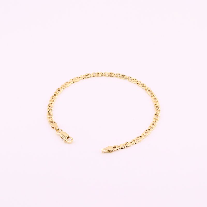 Pulso Ojo De Tigre 14k 2.5g 17cm