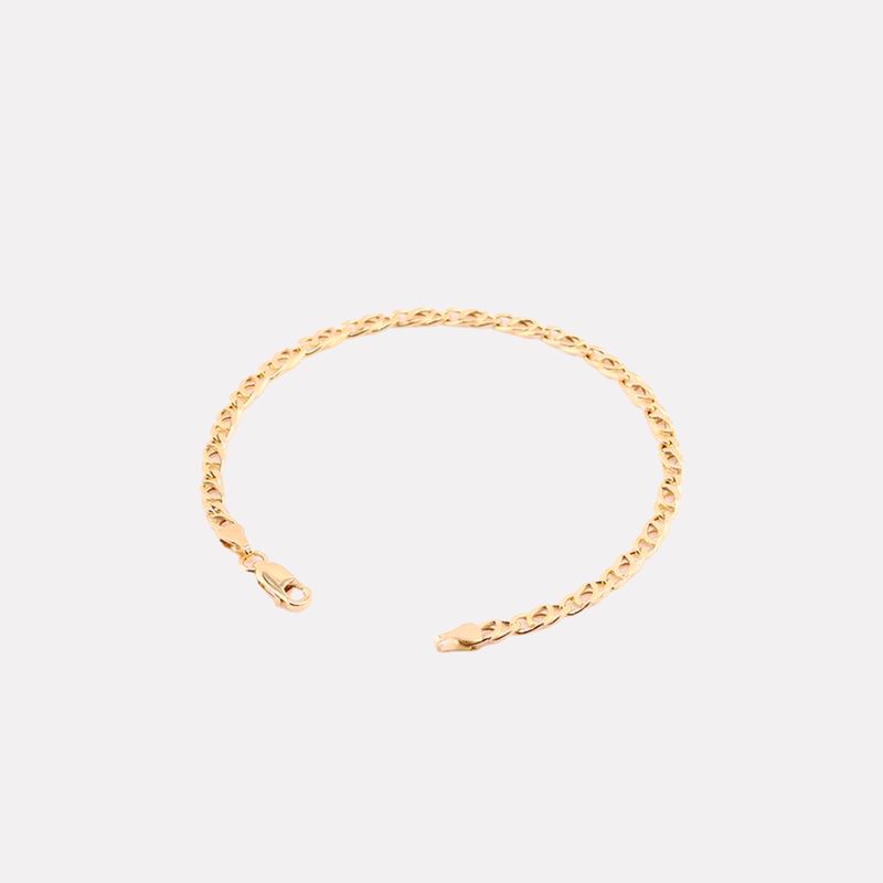 Pulso Ojo De Tigre 14k 2.5g 17cm