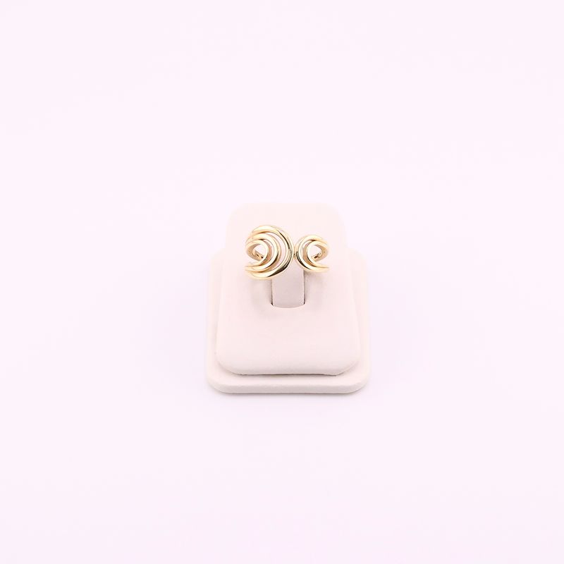 Anillo Triple Onda 10k 3.8g #7