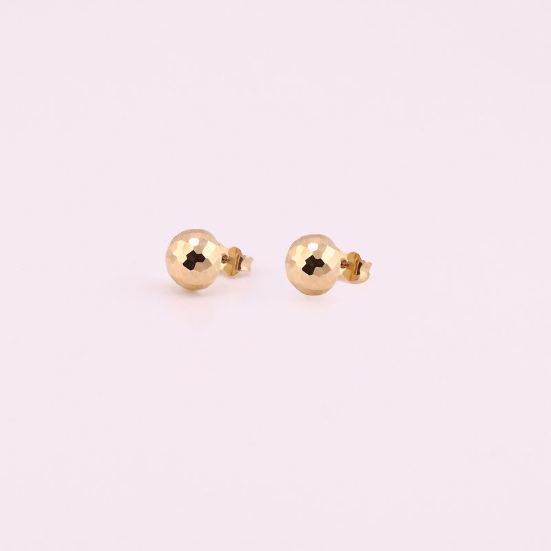 Aretes Hongo 10k 1.1g