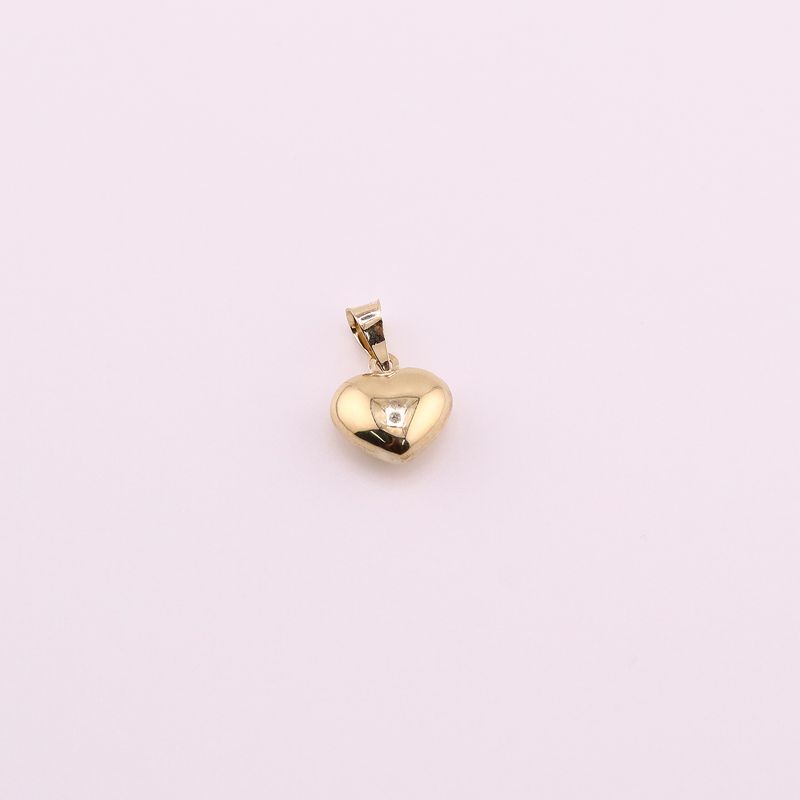 Dije Corazon Inflado 10k 0.7g