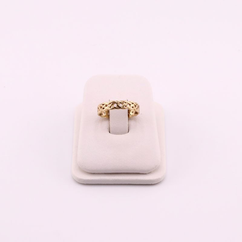 Anillo Tejido  14k 1.8g #5.5