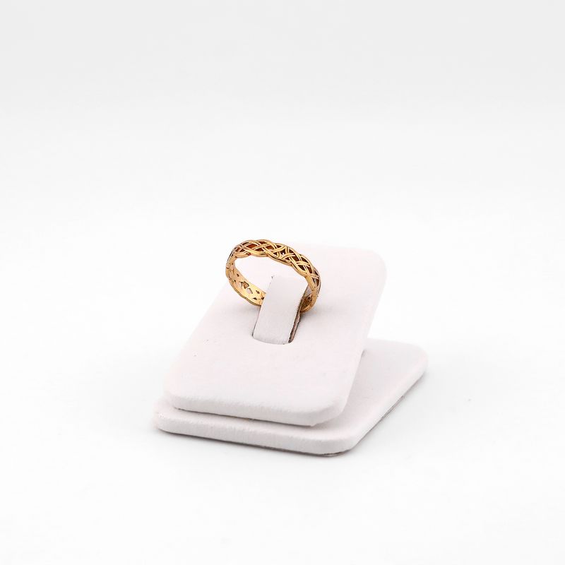 Anillo Tejido  14k 1.8g #5.5