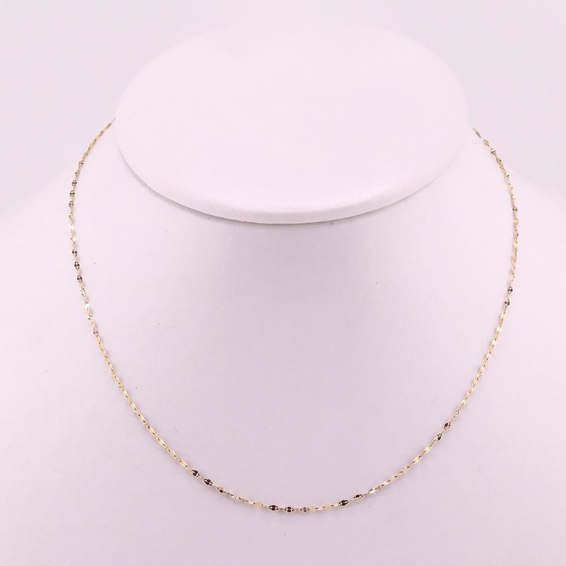 Cadena Granito De Café 14k 0.8g 40cm