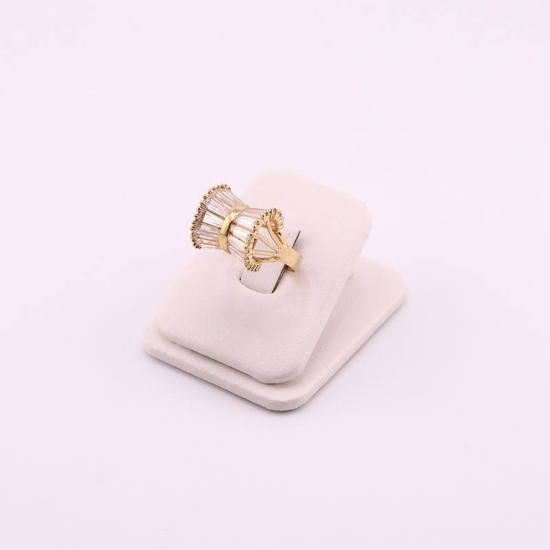 Anillo Barril C/p Bca 14k 5.4g #8