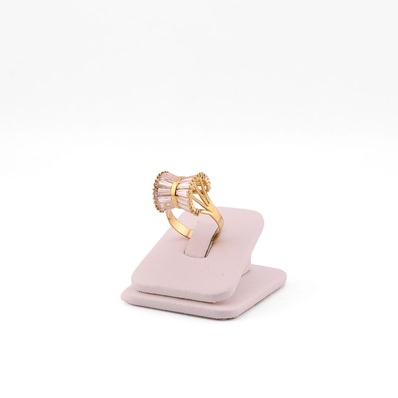 Anillo Barril C/p Bca 14k 5.4g #8