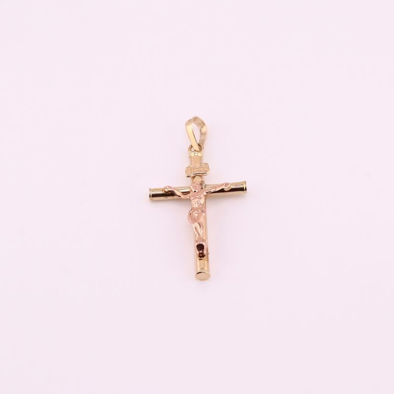 Dije Cruz Cristo 14k 1.9g