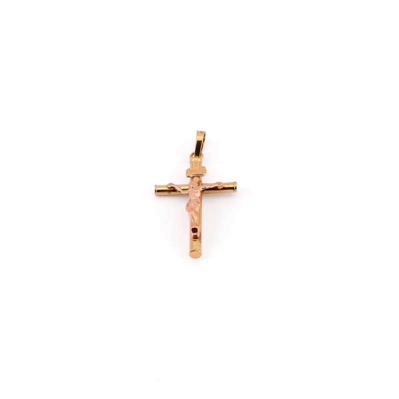 Dije Cruz Cristo 14k 1.9g