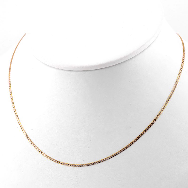 Cadena Eslabo. Diam. 14k 1.8g 44cm