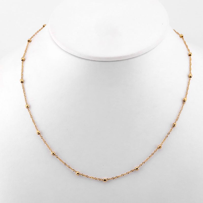 Gargantilla Borlas 14k 2.3g