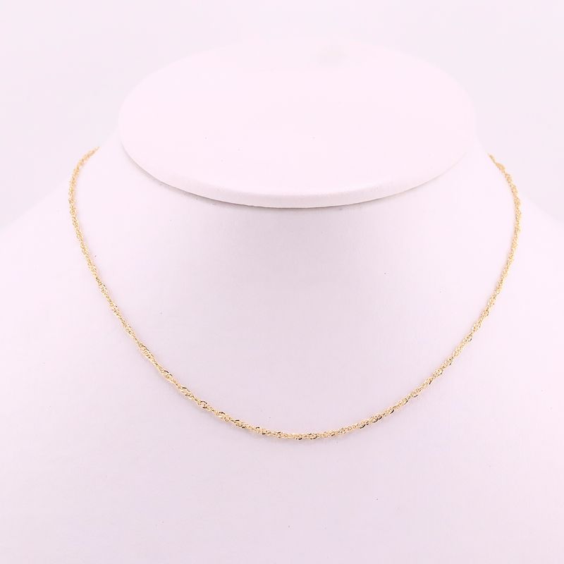 Cadena Torzal 14k 1g 55cm