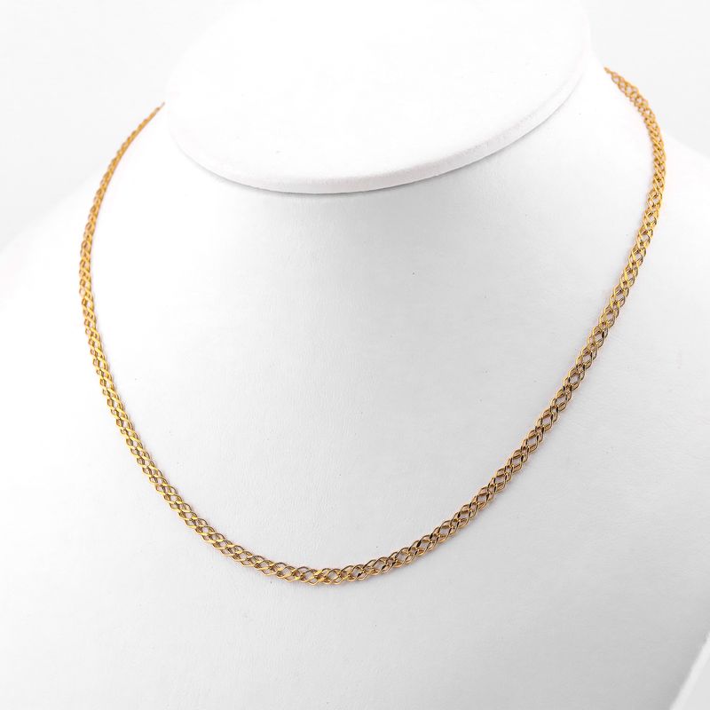 Cadena Doble Tejido 14k 3.3g