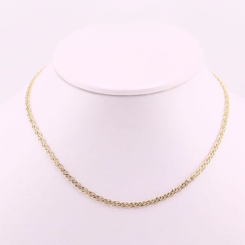 Cadena Doble Tejido 14k 3.3g