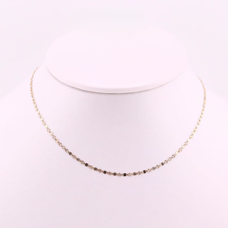 Cadena Mixta 14k 1.5g 55cm