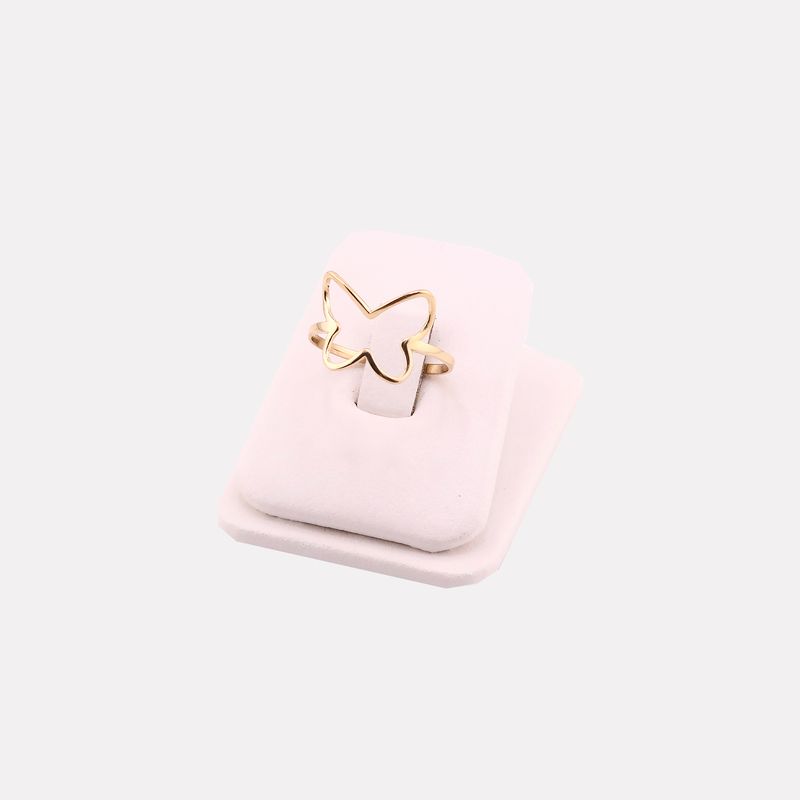 Anillo Silueta  Mariposa 14k 1.3g #9