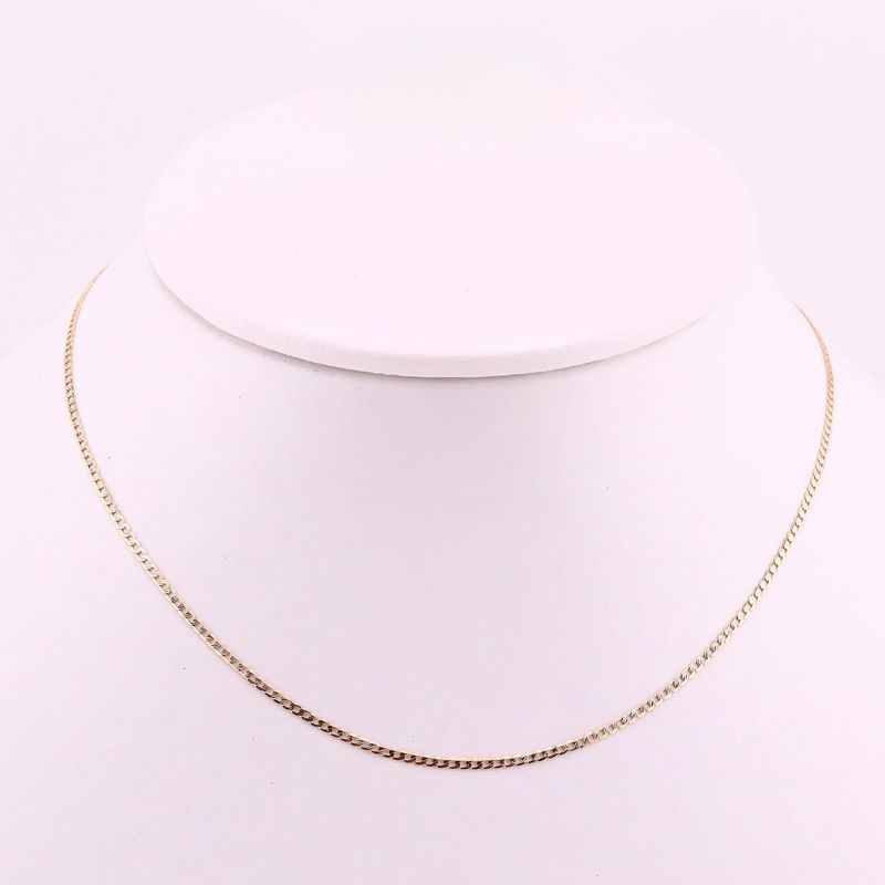 Cadena Esalbones Dimant. 14k 1.8g
