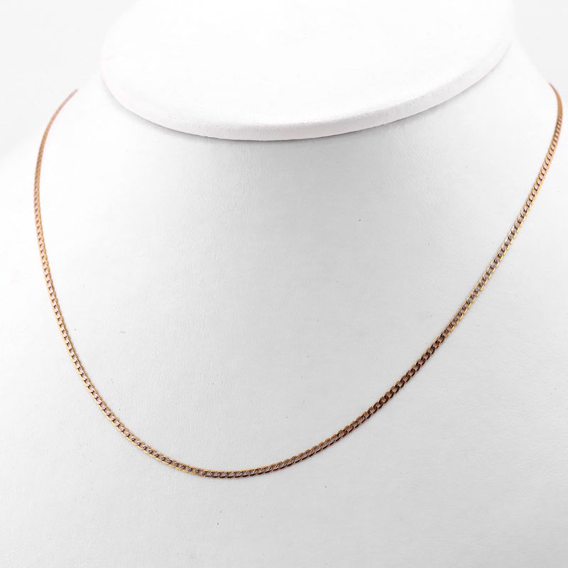 Cadena Esalbones Dimant. 14k 1.8g