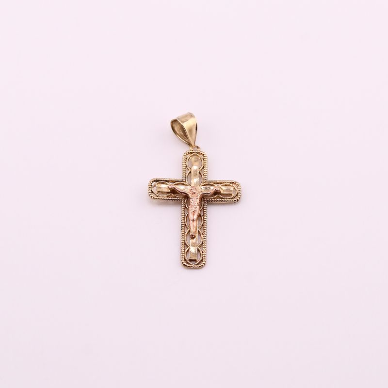 Dije Cruz Cristo  14k 3.8g