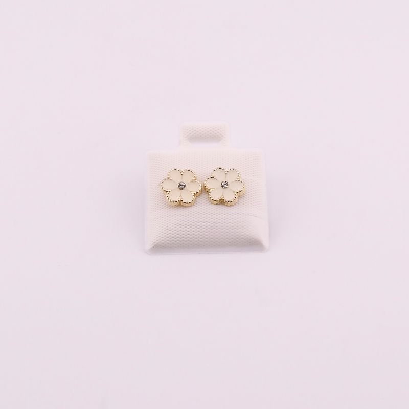 Broqueles Flor Boleado 10k 0.3g