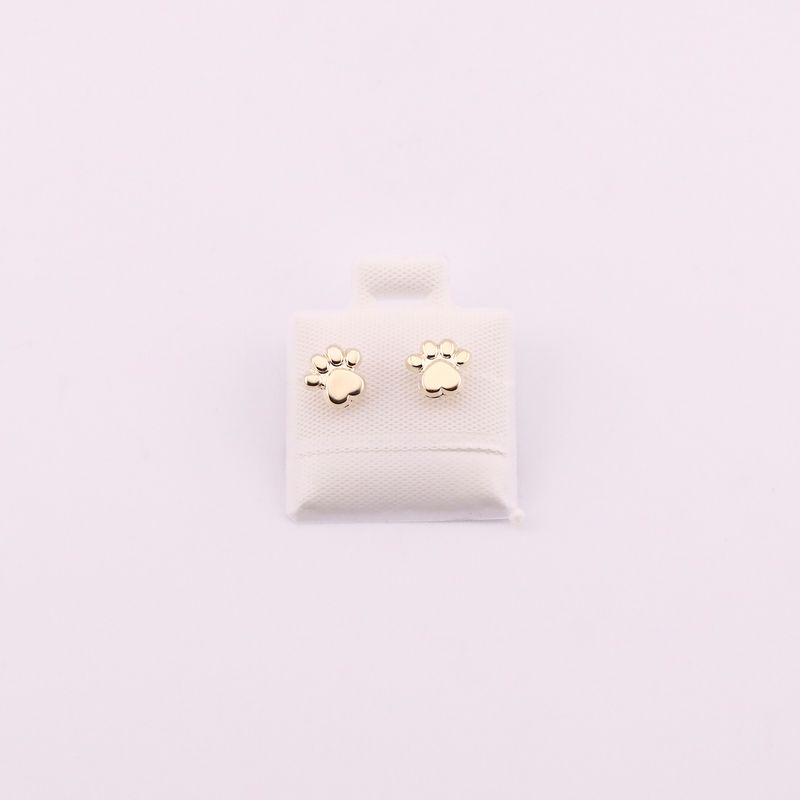 Broqueles Huella Perrito  10k 0.2g