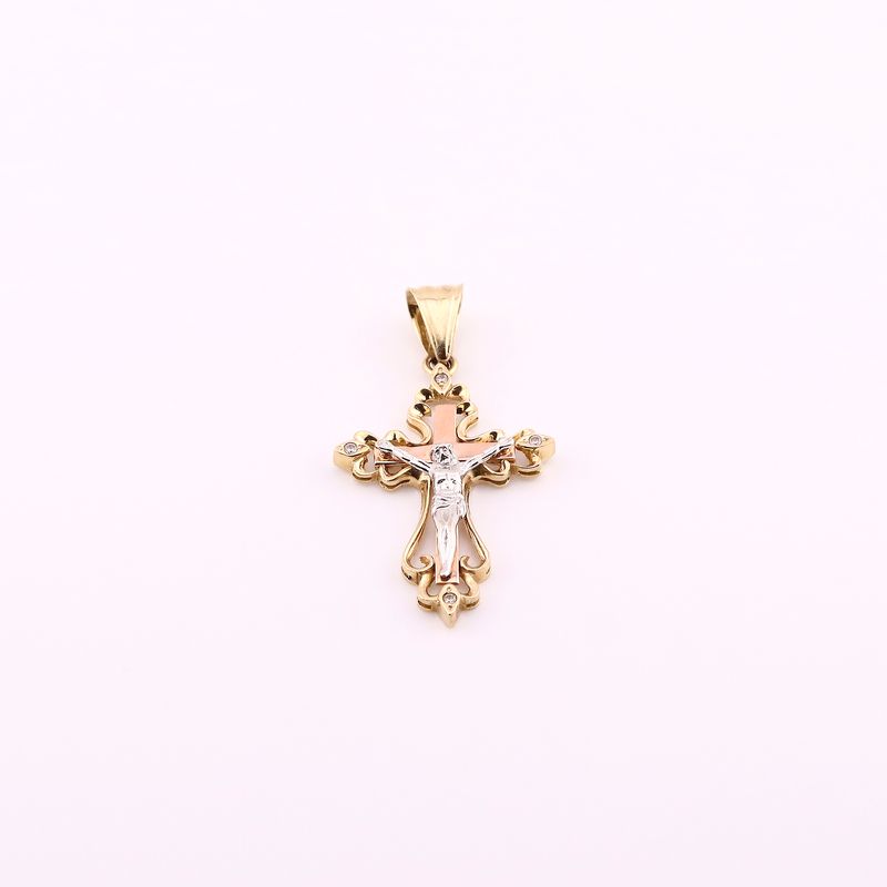 Dije Cruz Cristo 14k 6.8g