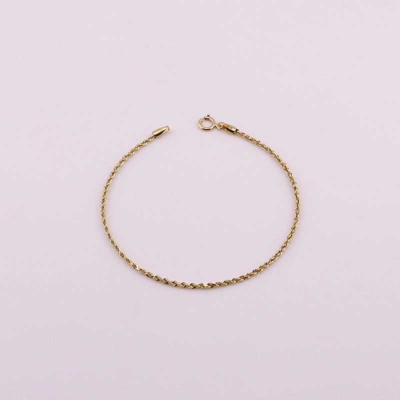 Pulso Torzal  14k 0.9g 17cm