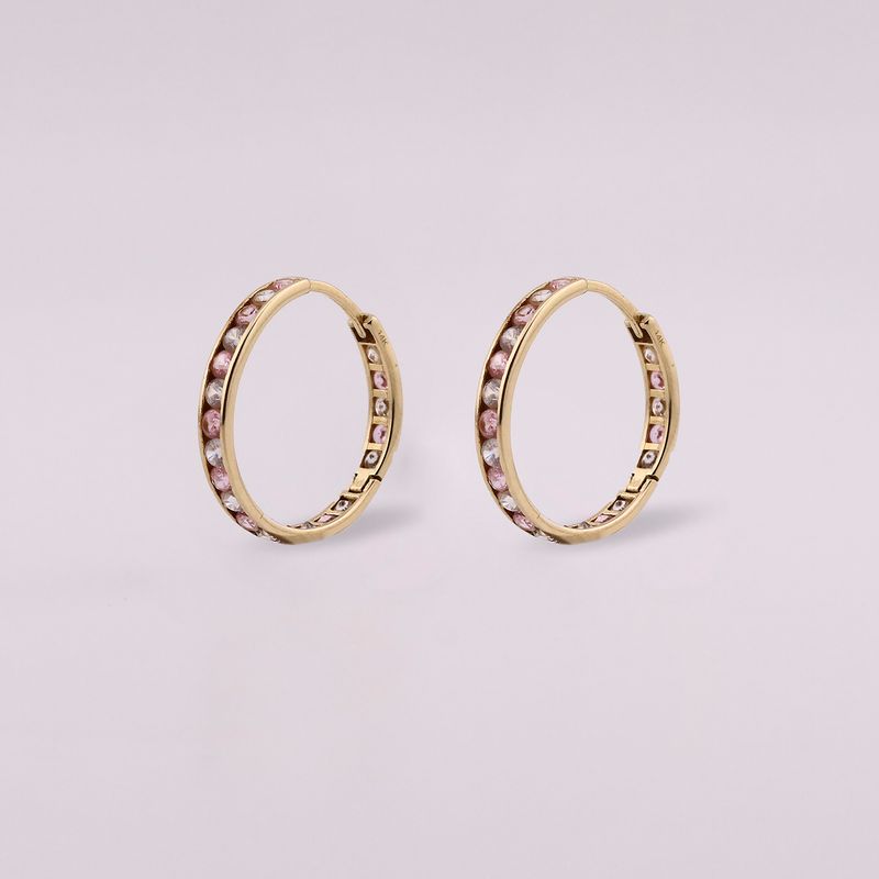 Aretes Huggi C/p  14k 3g