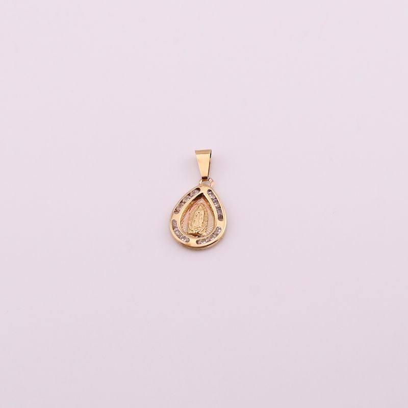 Dije Virgen Gota C/p 14k 0.8g