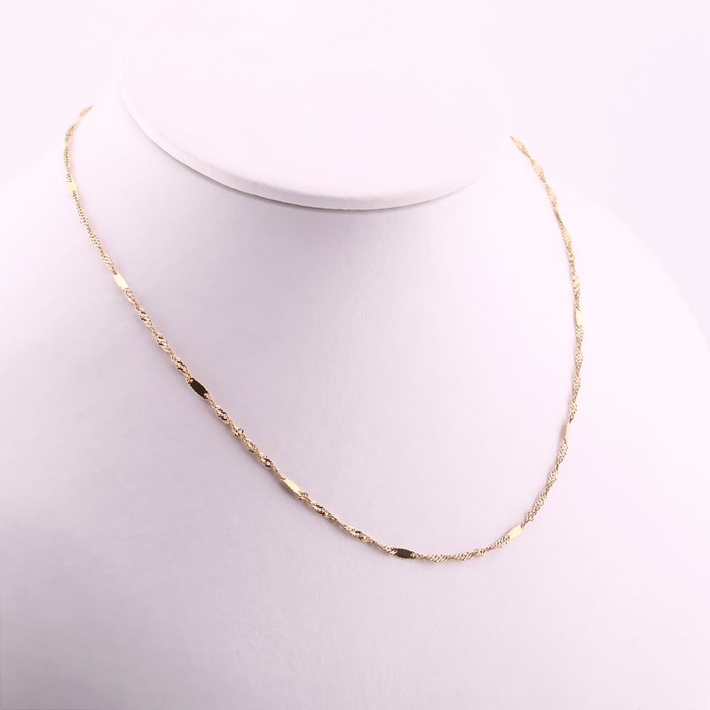 Cadena Trorzal /placa 14k 3g
