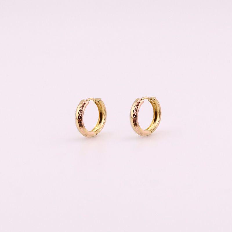 Aretes Huggies Relim. Tnos 14k 1.2g