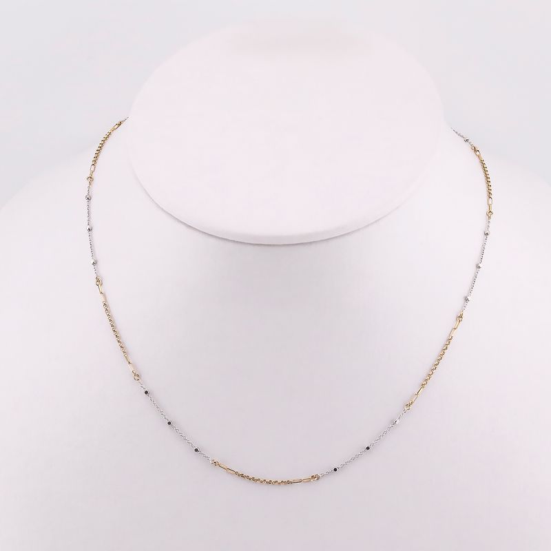 Gargantilla 2tnos Borlas  14k 2.3g
