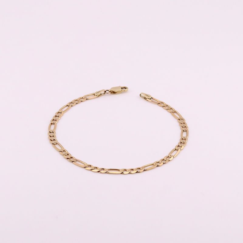 Pulso Eslabon 14k3.6g 18 Cm