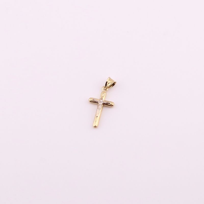 Dije Cruz Cristo  14k 0.6g