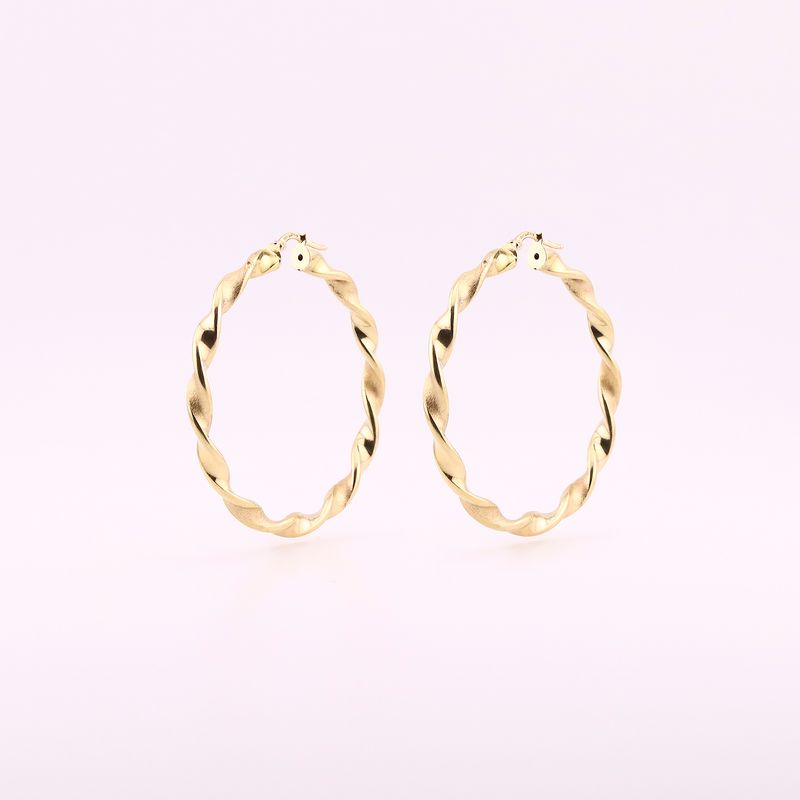 Arracadas Torcidas 14k5.2g