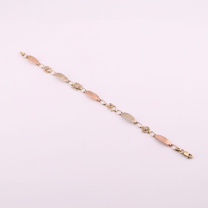 Pulso De La Suerte  14k 2.8g 18cm
