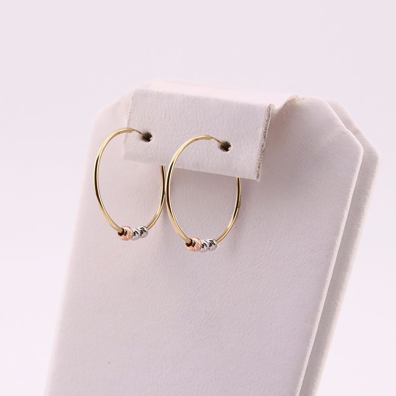 Arracadas Borlas  14k 0.8g