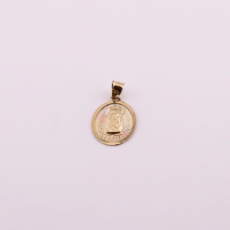 Dije Virgen Ovalo  14k 0.9g