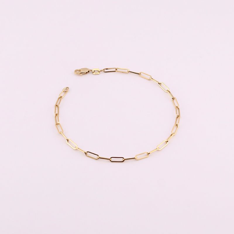 Pulso Eslabon Inv. 14k 1g 18 Cm
