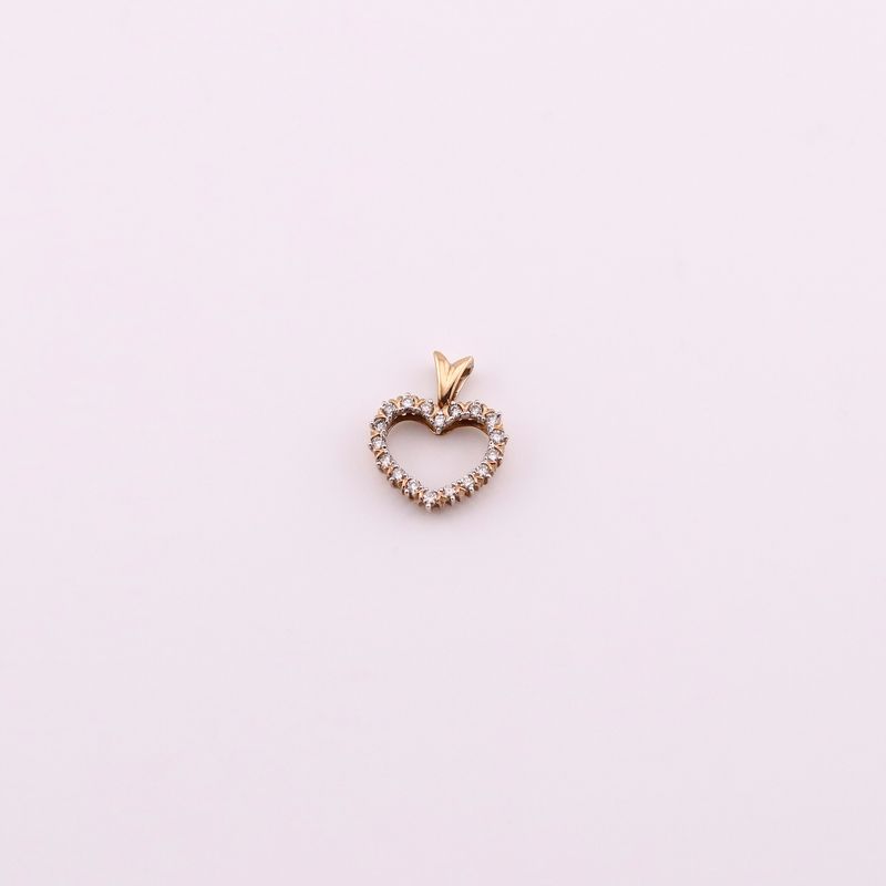Dije Corazon C/p  10k 1g